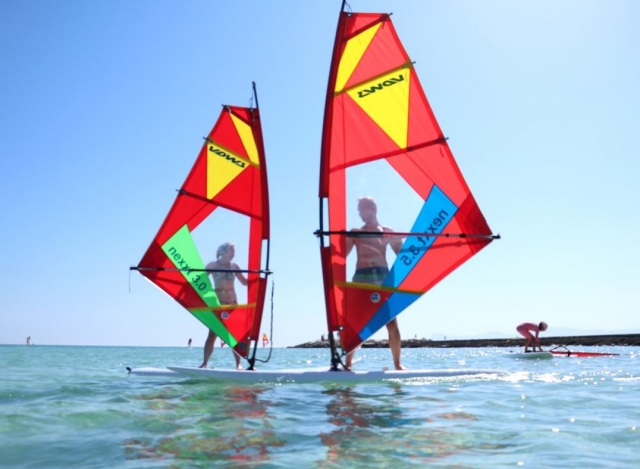  Windsurf students in Mallorca 